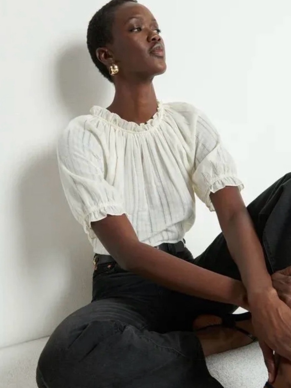 ANTHROPOLOGIE Nation LTD Whitney Top - Ivory NWT
